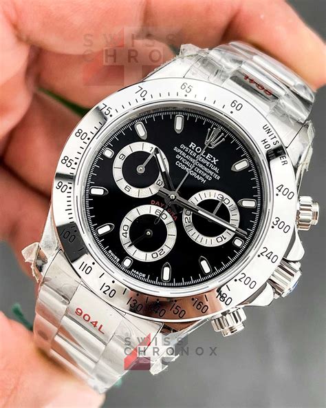 rolex cosmograph daytona steel bezel black dial 116520|rolex 116520 steel bezel.